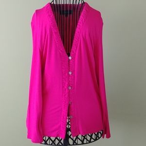 "Jones/Wear", size M cardigan, like new.